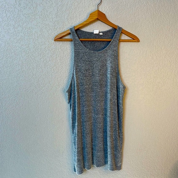 Gap Tank Top Halter Gray size Medium - Picture 1 of 8